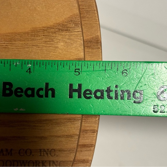 Longaberger KS Lanam Co Inc wooden square basket lid replacement approx 5.5” EUC - Picture 5 of 6